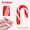 4E's Novelty 50 Pack Christmas Mini Individually Wrapped Candy Canes, Red and White Peppermint Candy Canes, Treats for Holiday Stockings and Family Sharing, Mini Christmas Candies for Occasions